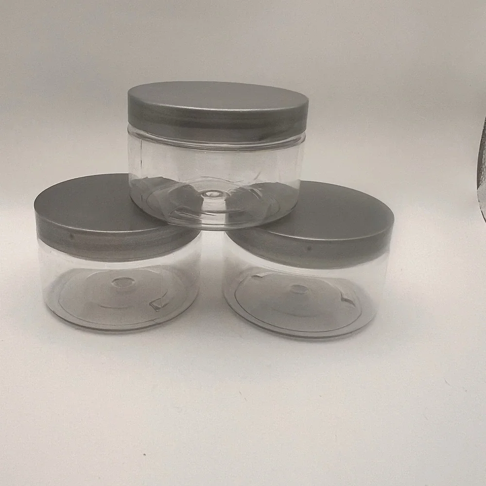 3-Piece Leak-Proof Round Travel Jars Perfect for‎ Makeup & Beauty Essentials 4oz